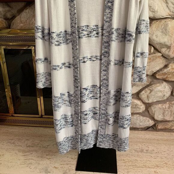 Long Loft womens strip cardigan size L (B8) - Picture 6 of 12